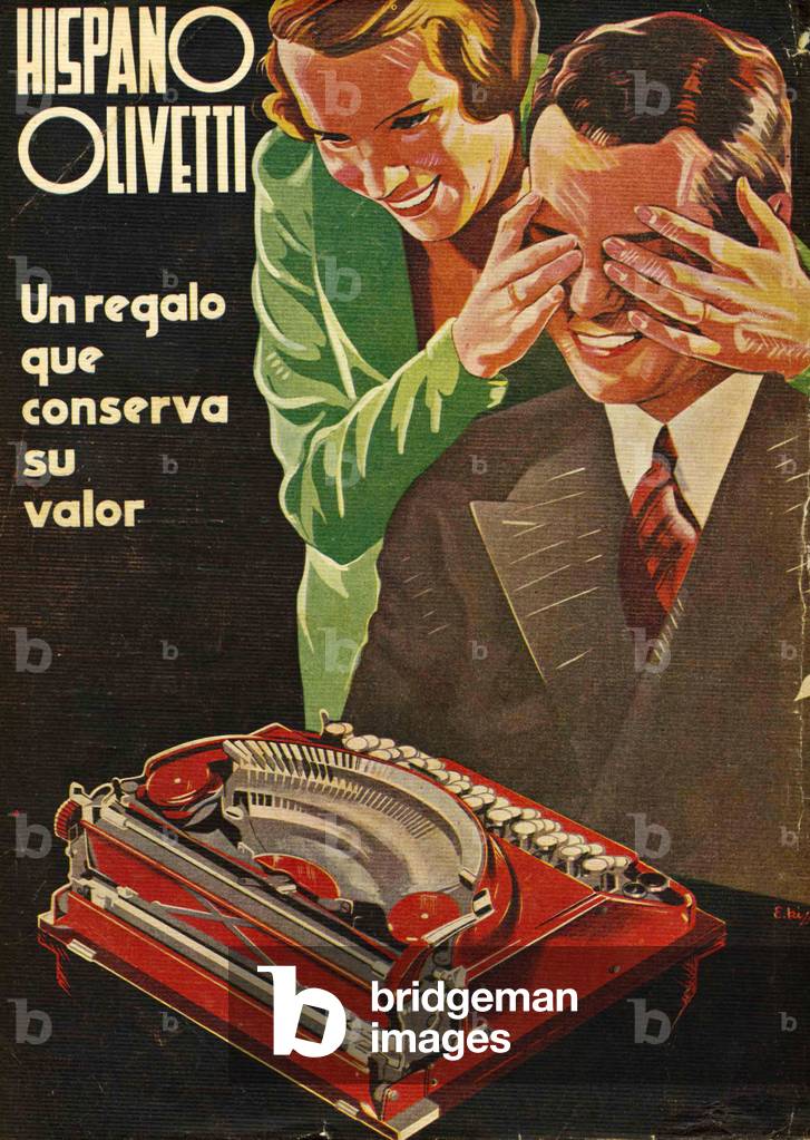 Hispano Olivetti Magazine, advert, Spain, 1930s