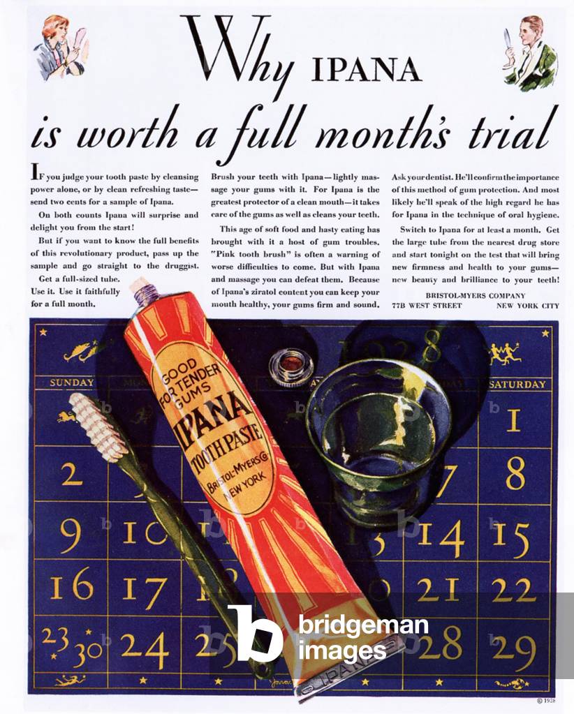 Ipanema Magazine, advert, USA, 1920s