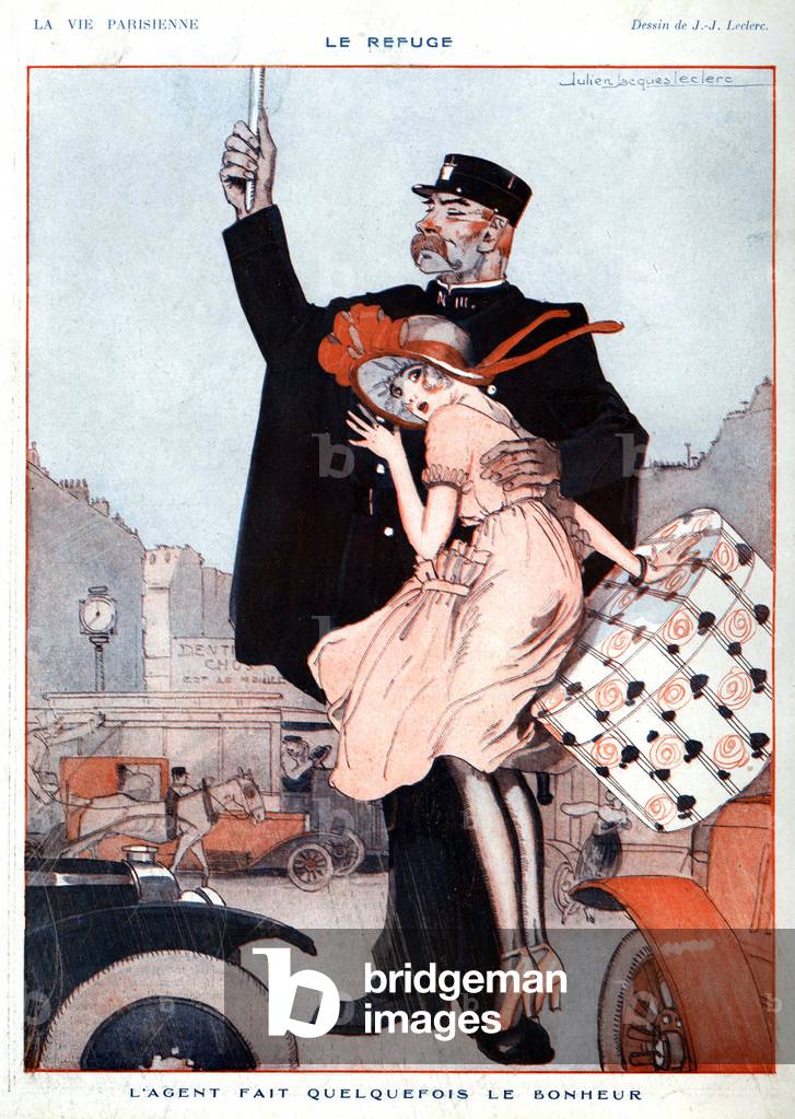 La Vie Parisienne Magazine Plate, France, 1920s (print)