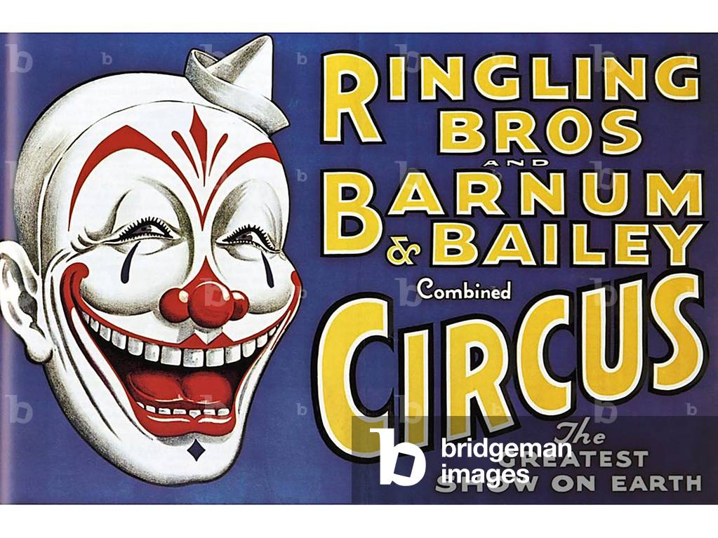 Ringling Bros and Barnum & Bailey Poster, USA, 1920s