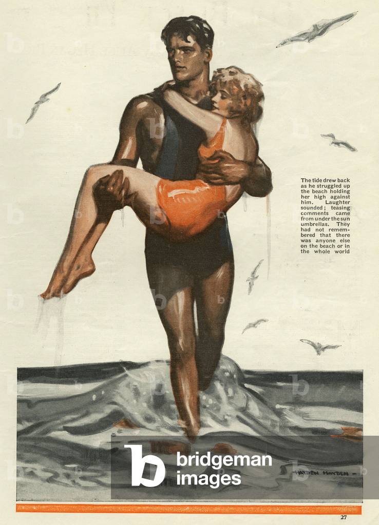 Sea Rescue Magazine Plate, UK, 1930s