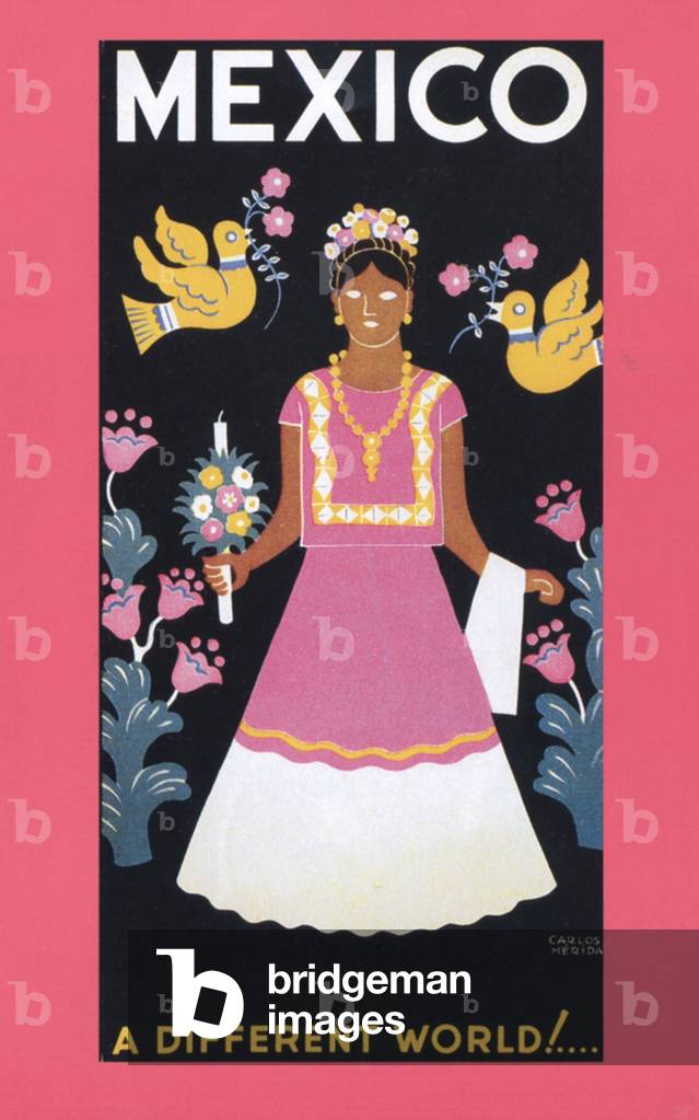 Mexico Postcard, USA, 1940-47