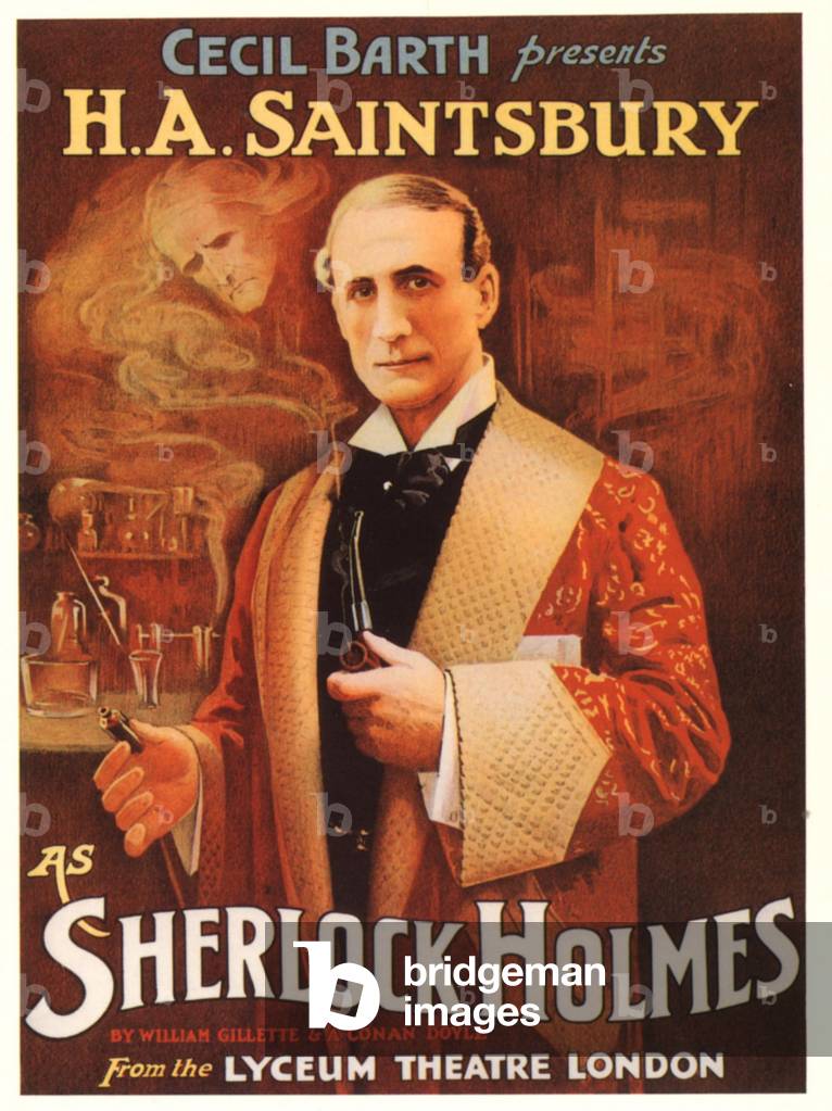 Sherlock Holmes Poster, UK, 1920s