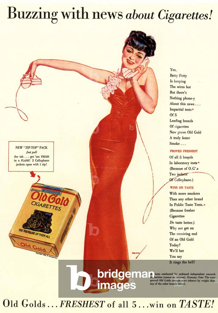 Old Gold, 1930s (print)