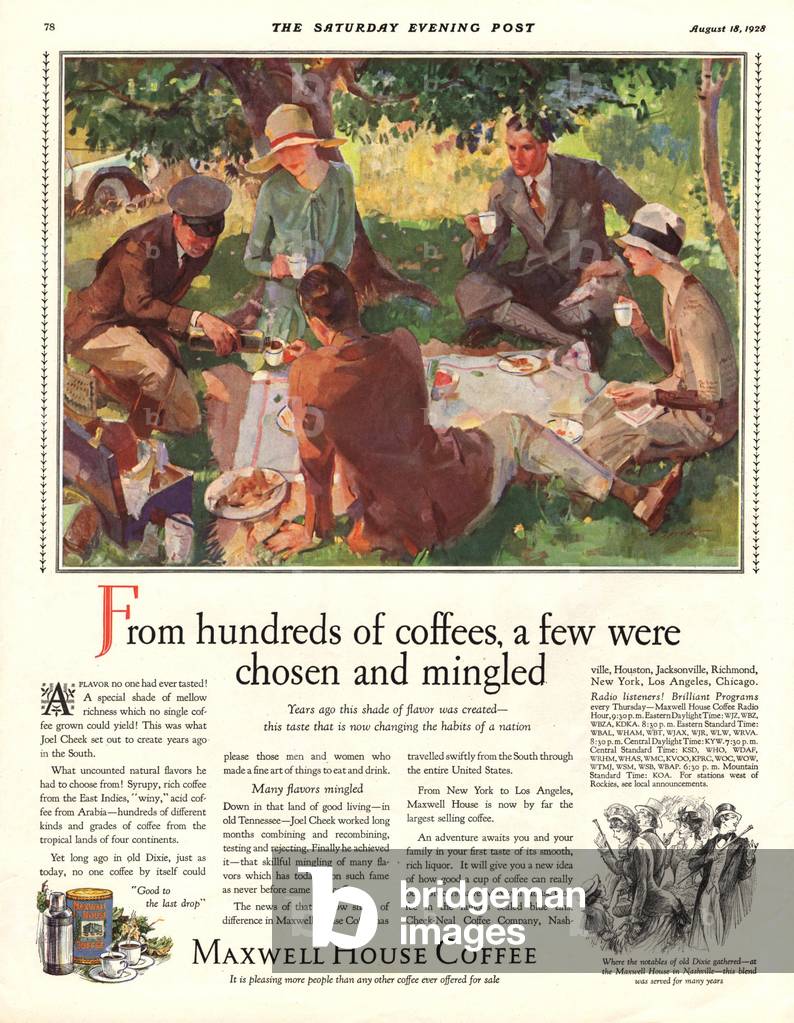 Maxwell House, 1920s