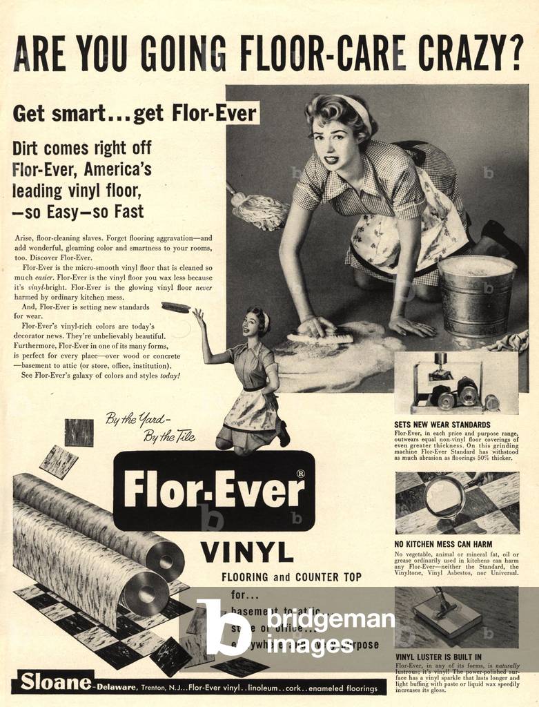 Flor-Ever Magazine, advert, USA, 1950s
