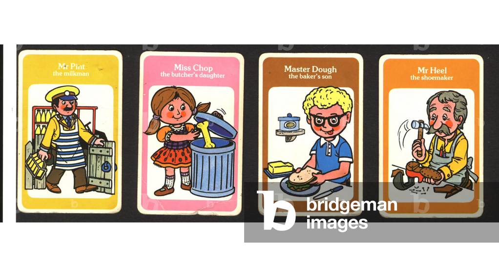 Happy Families Magazine Plate, UK, 1950s