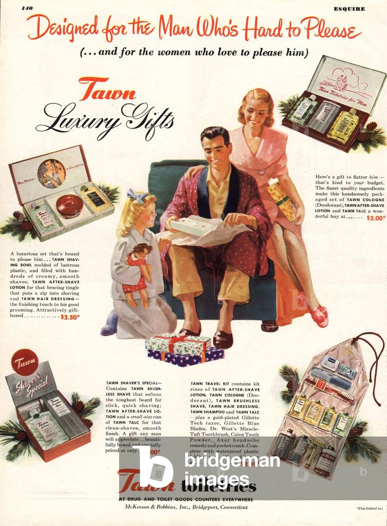 Tawn Magazine, advert, USA, 1950s