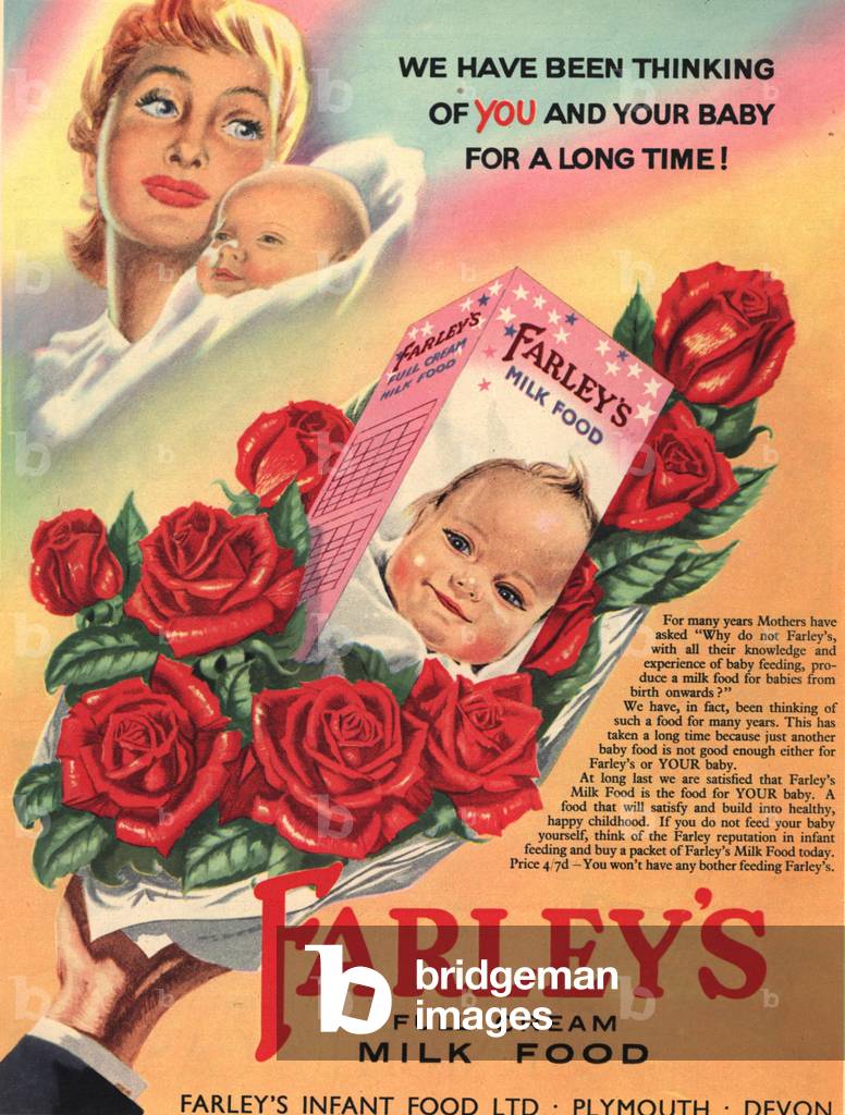 Farley's Magazine, advert, UK, 1950s