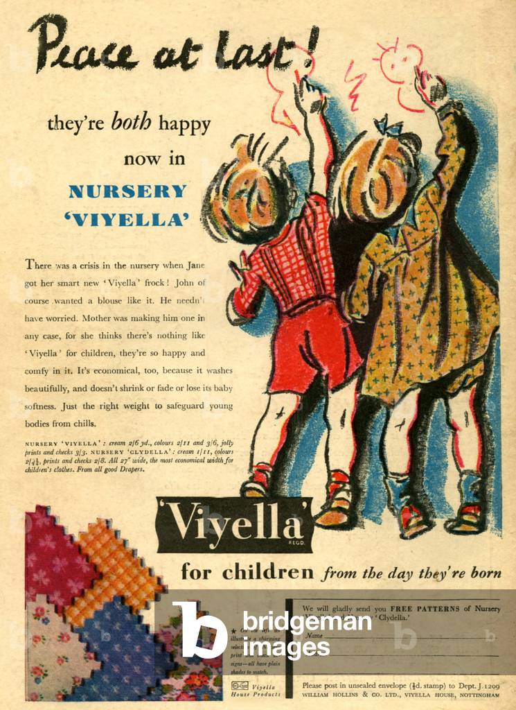 Viyella Magazine Advert, UK, 1930s