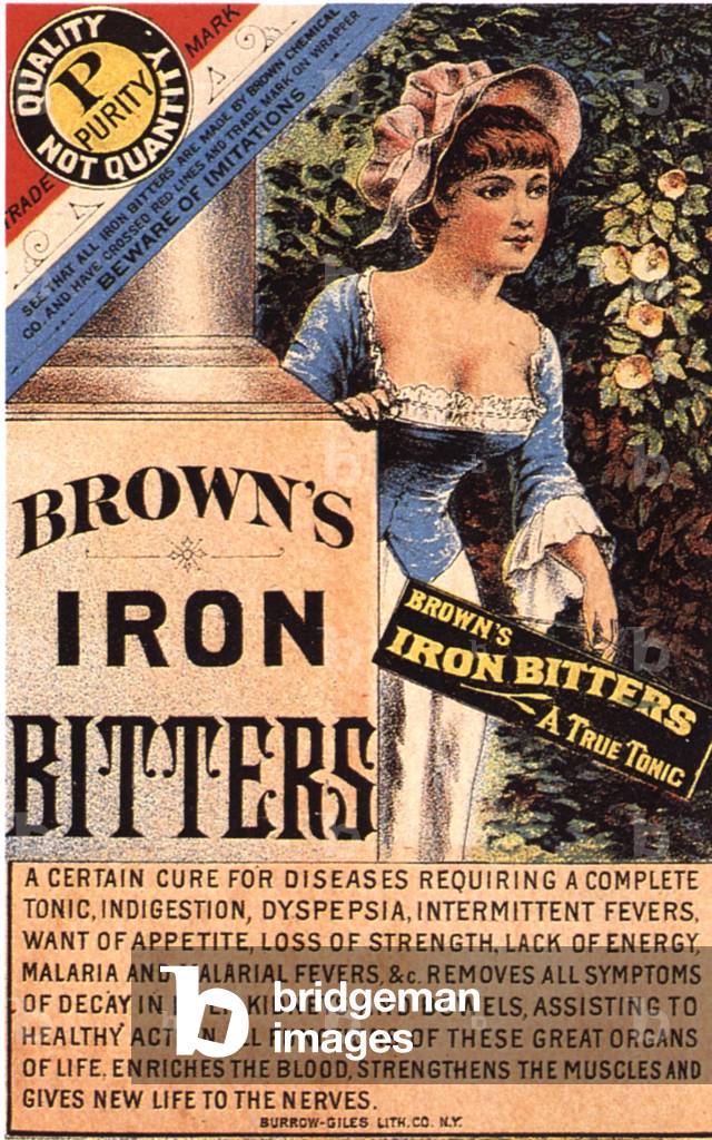 brown's iron bitters medical, 1890s