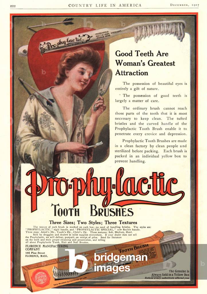 Pro-phy-lactic Magazine, advert, USA, 1910s