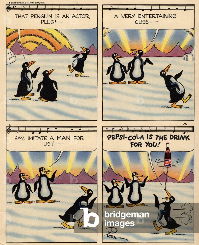 Pepsi Magazine, advert, USA, 1940s