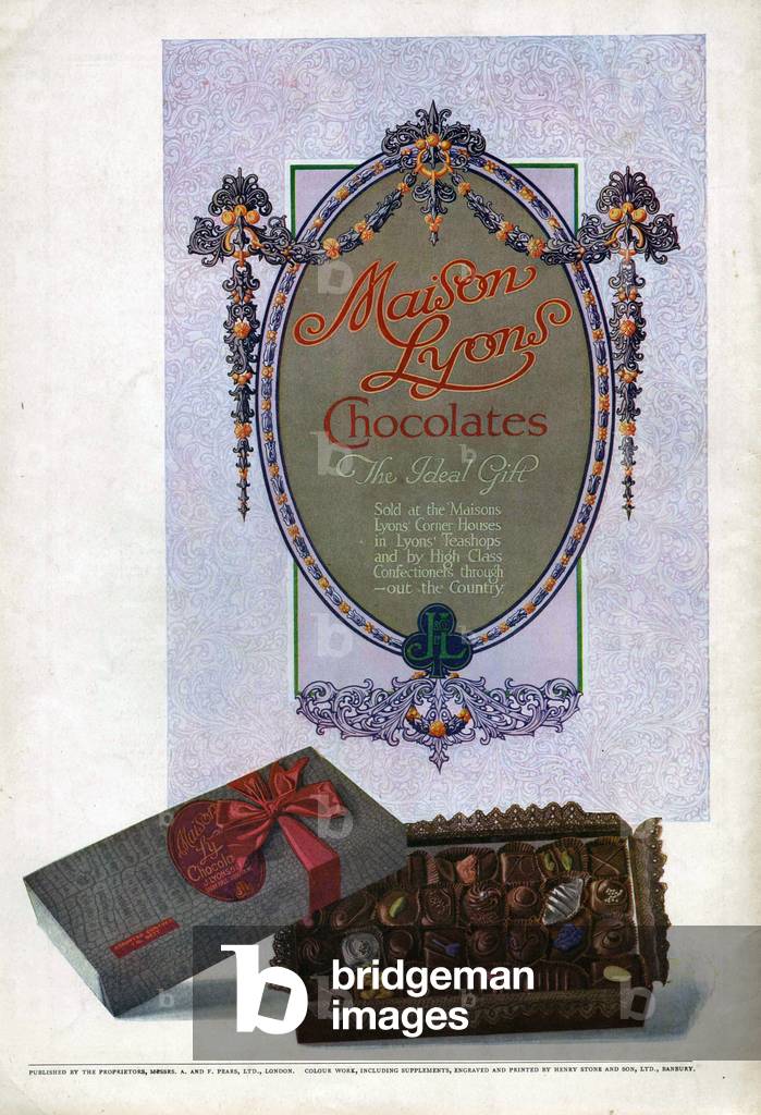 Maison Lyons Magazine, advert, UK, 1920s