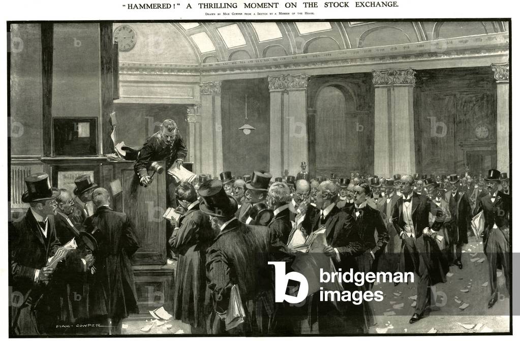 Stock Exchange Magazine Plate, UK, 1900s