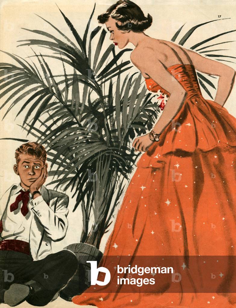 Illustrations Magazine Advert, USA, 1950s
