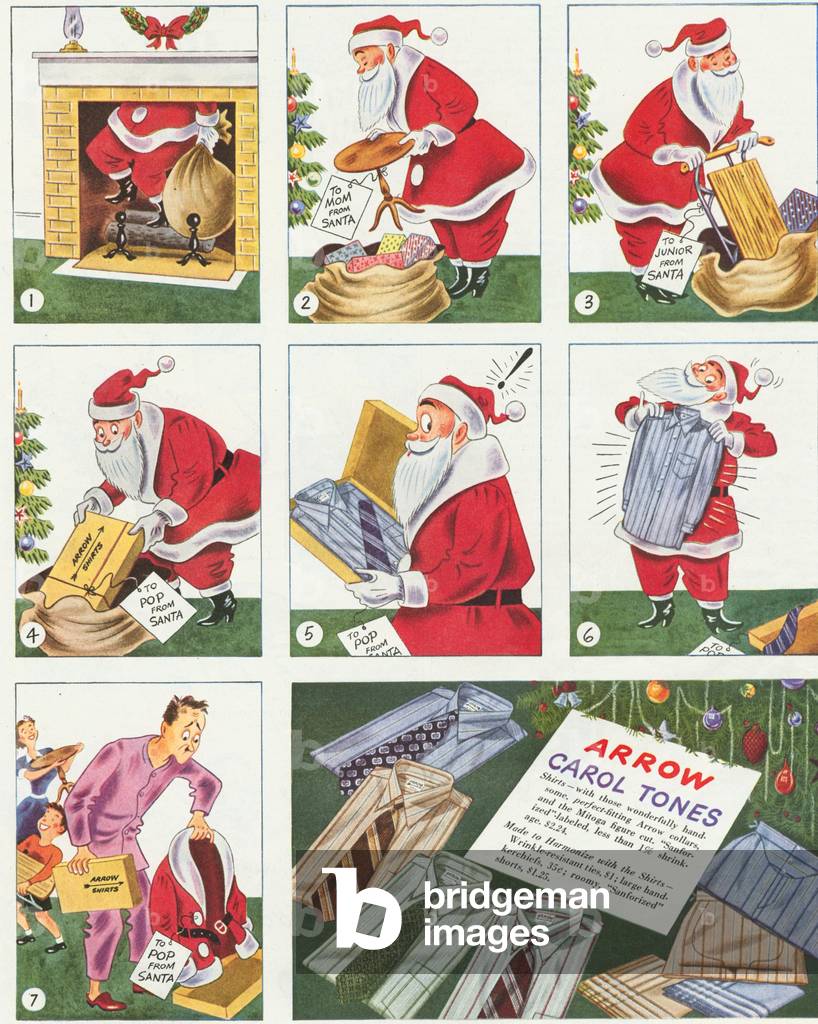 Arrow shirt, 1950s (print)