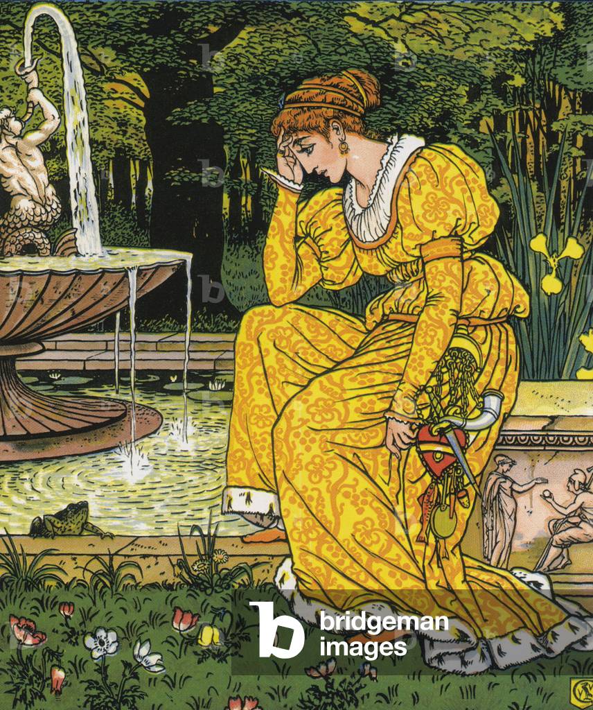 The Frog Prince Book Plate, UK, 1900s