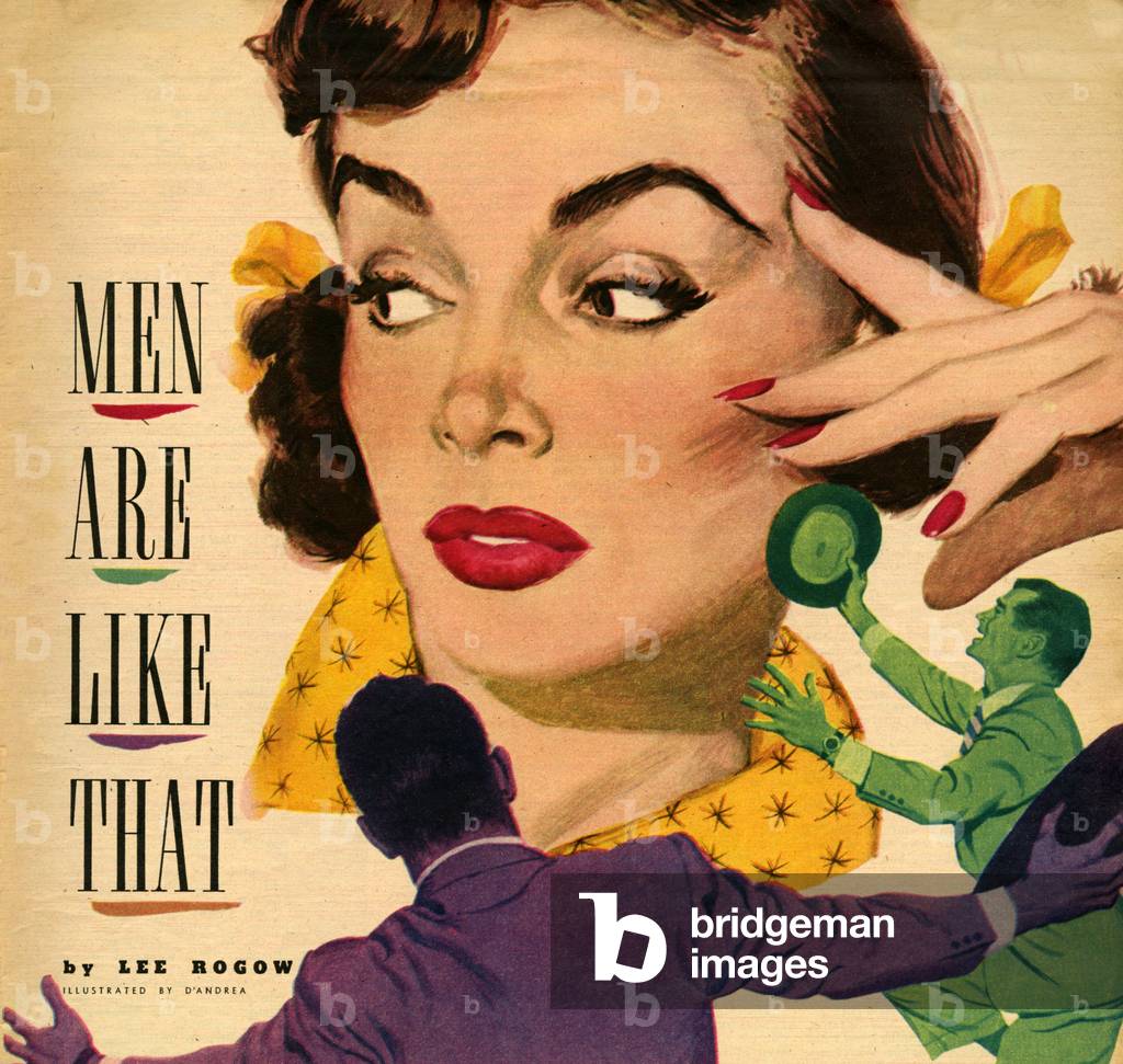 Romance Magazine Plate, UK, 1950s