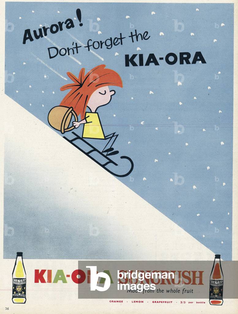 Kia-ora Magazine, advert, UK, 1950s