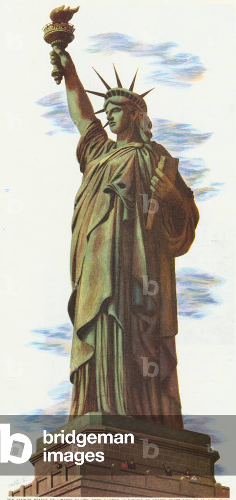 The Statue of Liberty Magazine, advert, USA, 1951