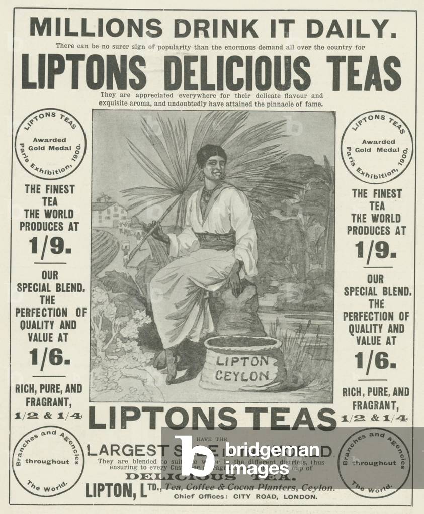 Lipton's Magazine, advert, UK, 1890s