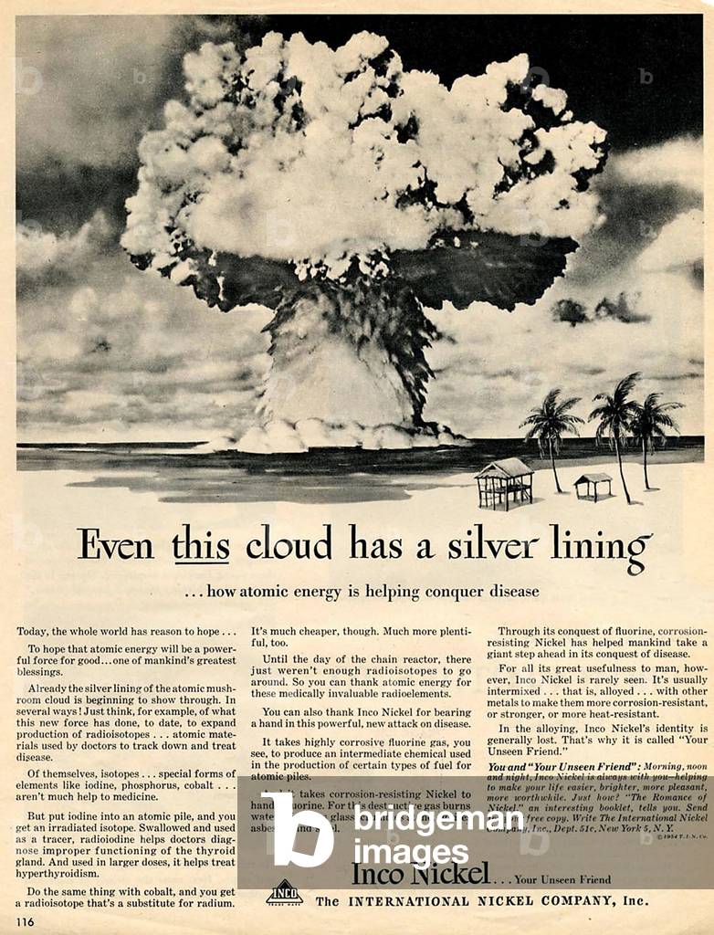 Inco Nickel Magazine Advert, USA, 1950s