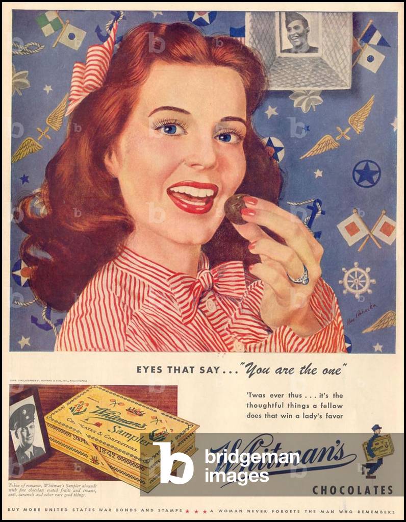 Whitman's Magazine Advert, USA, 1950s