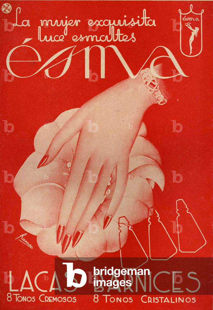 Esma Magazine, advert, Spain, 1940s