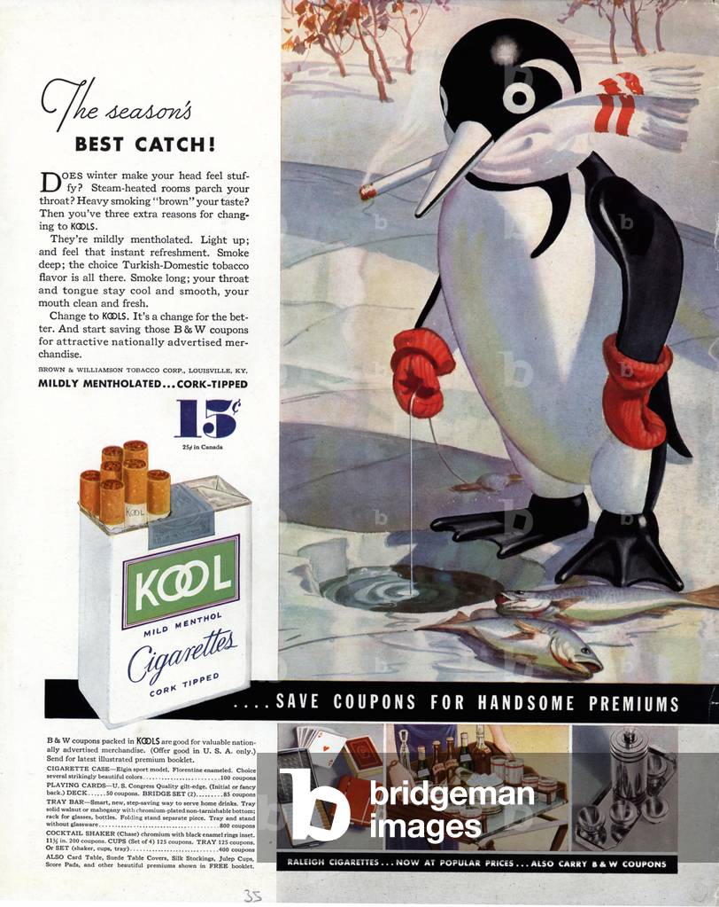 Kool Magazine, advert, USA, 1930s
