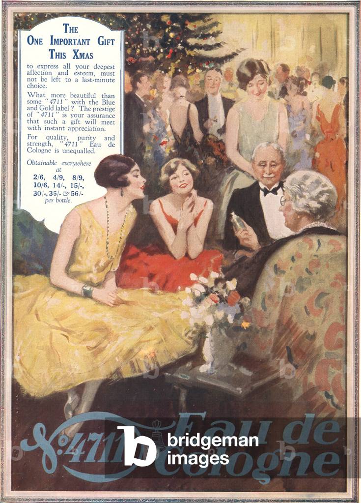 4711 Eau de Cologne Magazine, advert, UK, 1920s