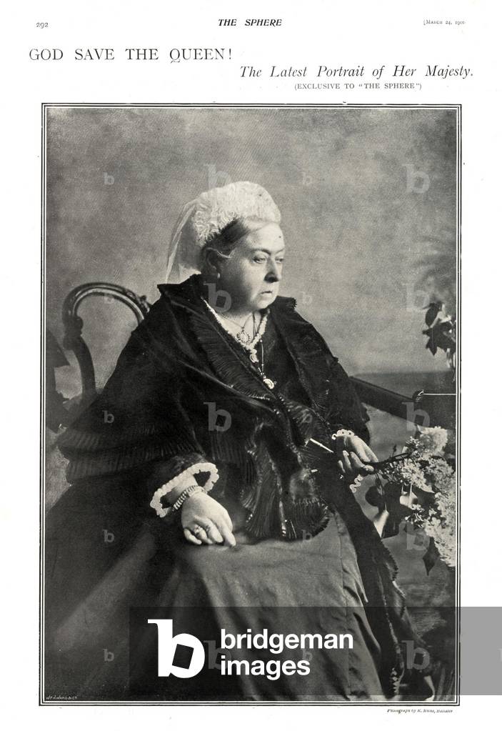 Queen Victoria Magazine Plate, UK, 1890s