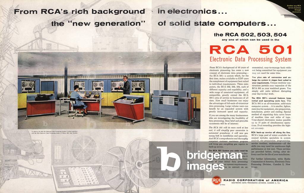 RCA 501, 1950s (print)