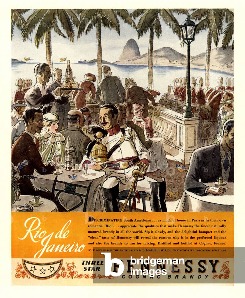 Hennessy Magazine, advert, USA, 1930s