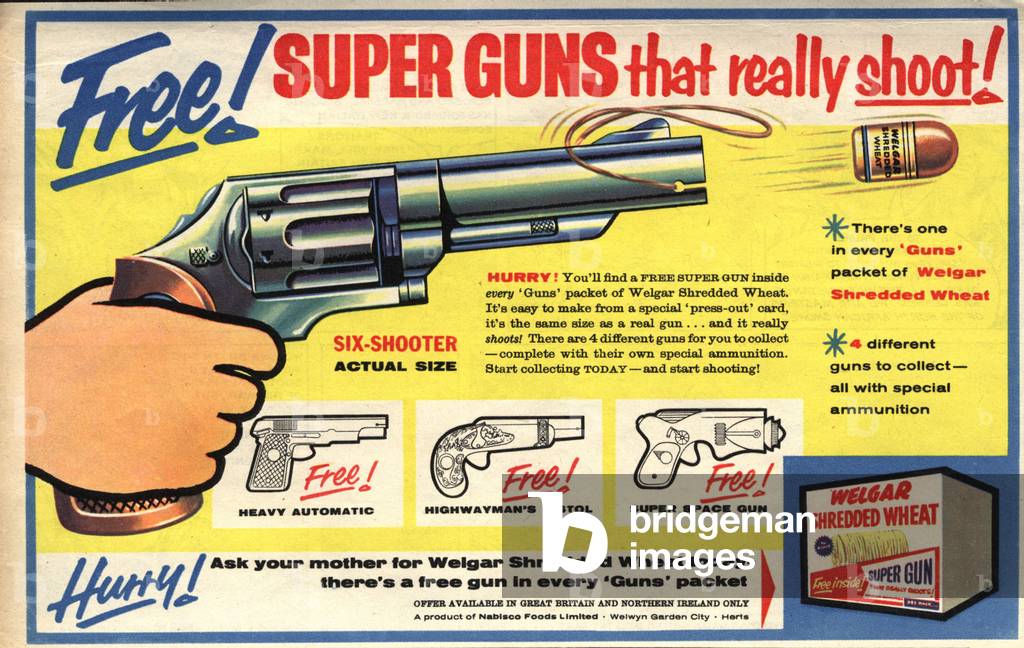 Shredded Wheat, UK, 1950s, (print)