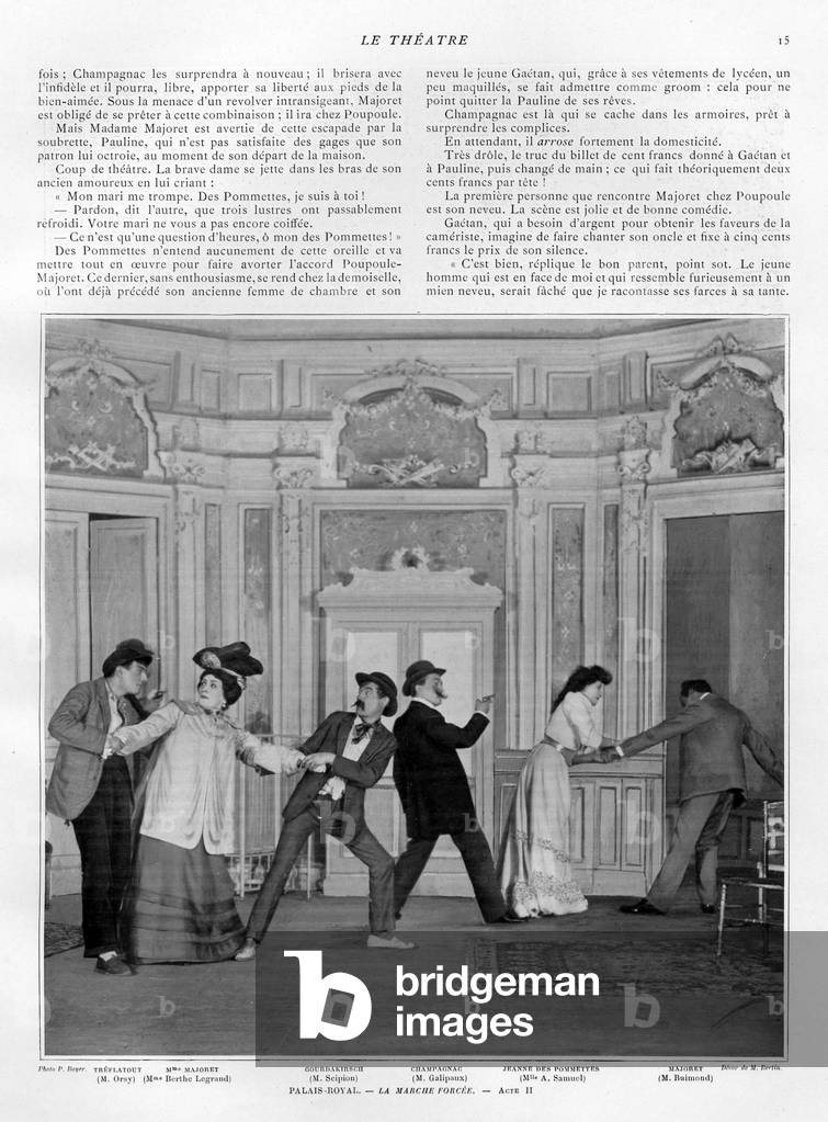 Le Theatre, Magazine Plate, France, 1900s