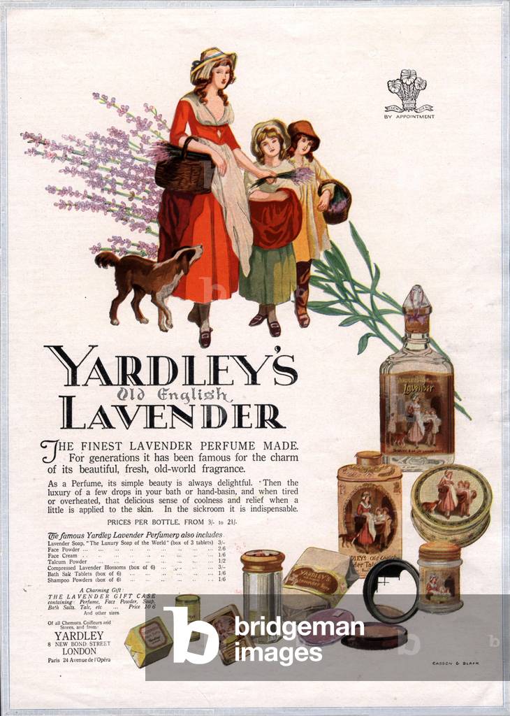 Yardley Magazine, advert, UK, 1920s