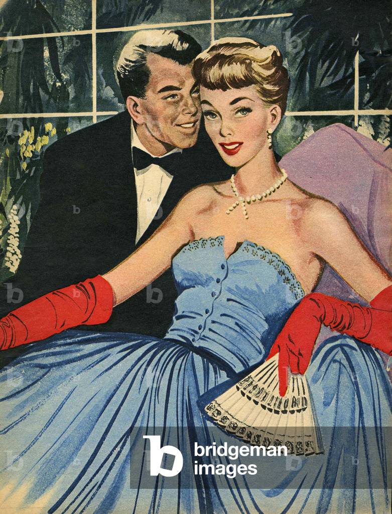 Story Illustrations, Magazine Plate, UK, 1950s