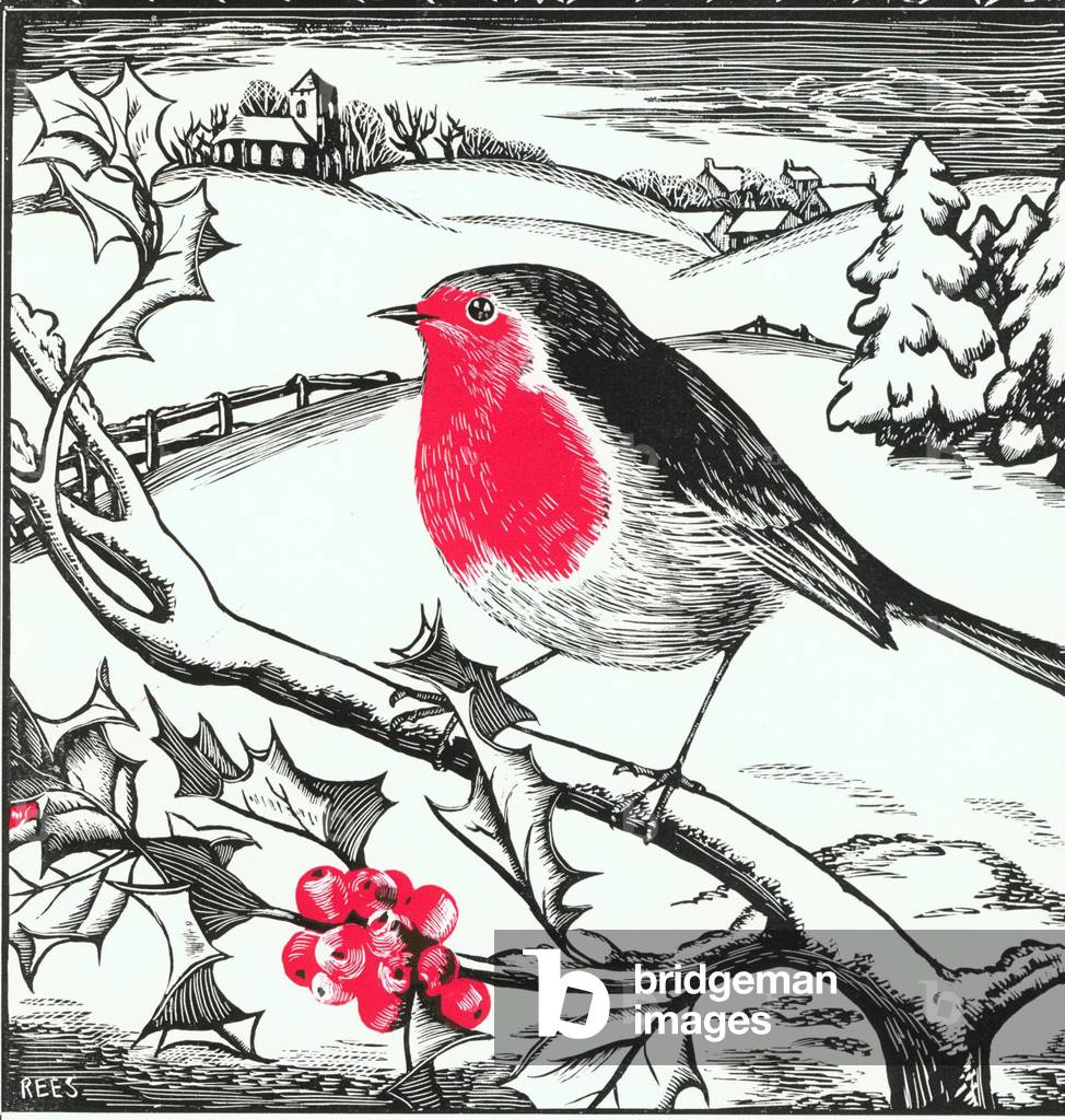 Christmas Magazine Plate, UK, 1840s & Pre