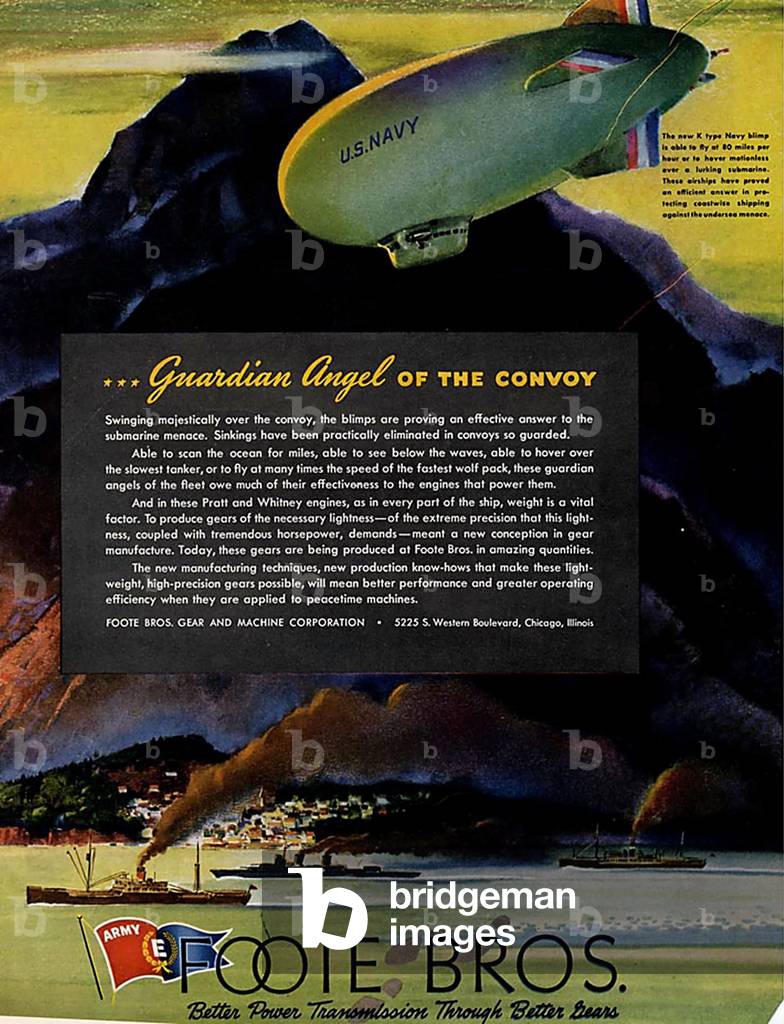 Foote Brothers Magazine Advert, USA, 1940s