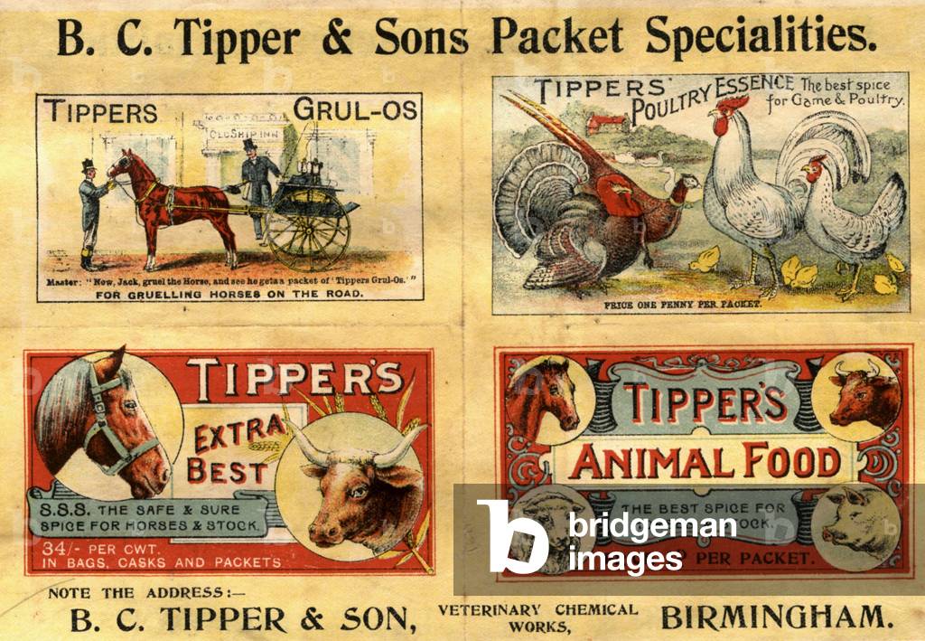 Pet Animal Food Magazine, advert, UK, 1890s