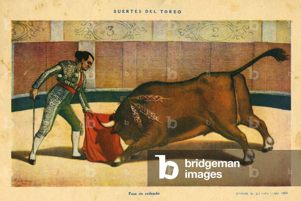 El Ruedo, Magazine Plate, Spain, 1880s