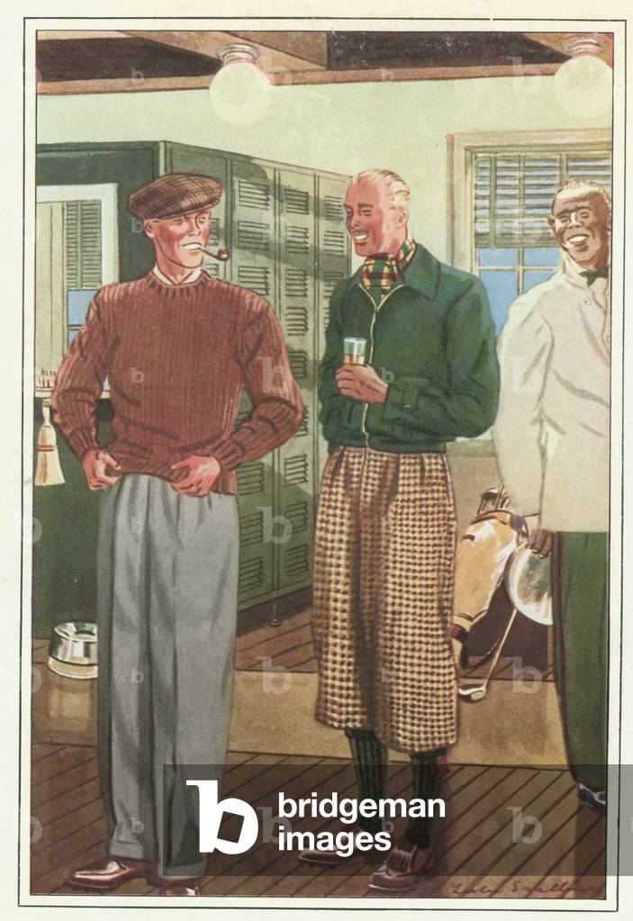 Esquire Magazine Plate, USA, 1930s