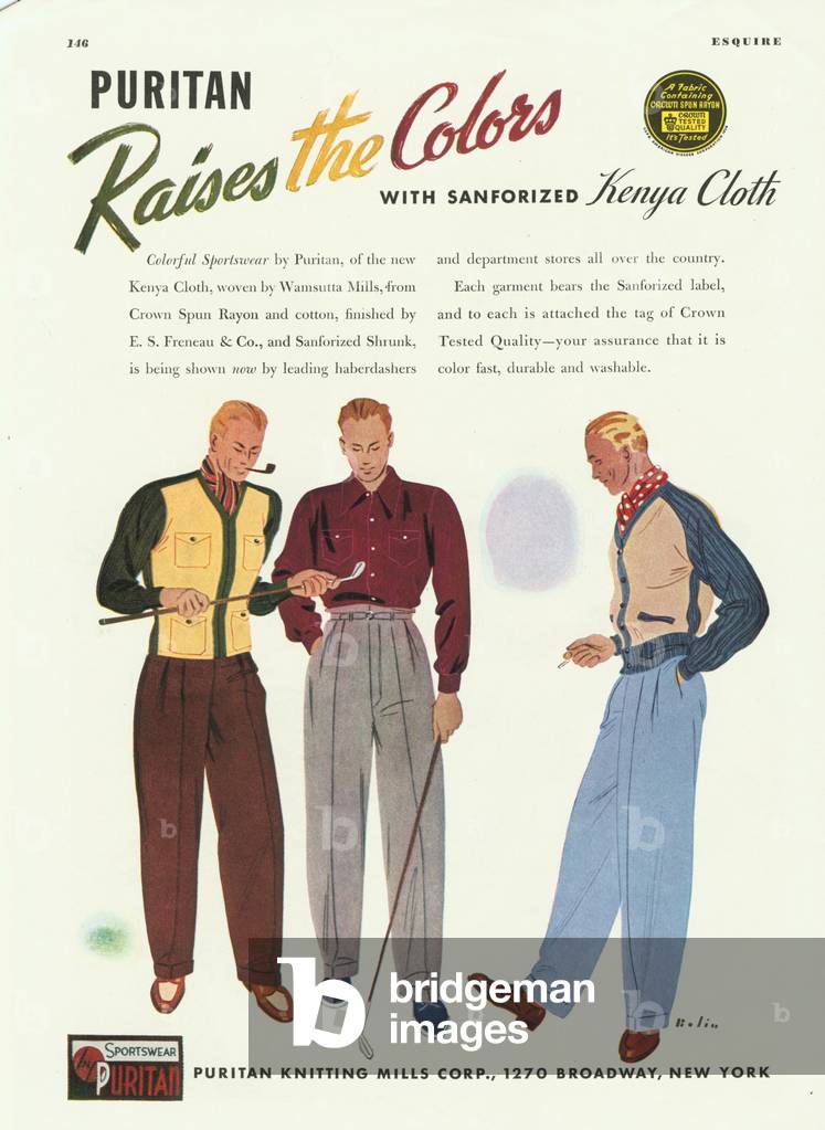Golf Sports Wear Magazine, advert, USA, 1930s