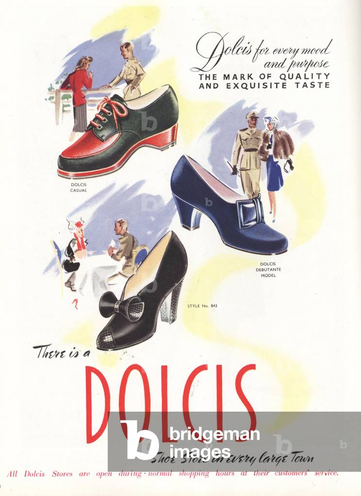 Dolcis Magazine, advert, UK, 1940s
