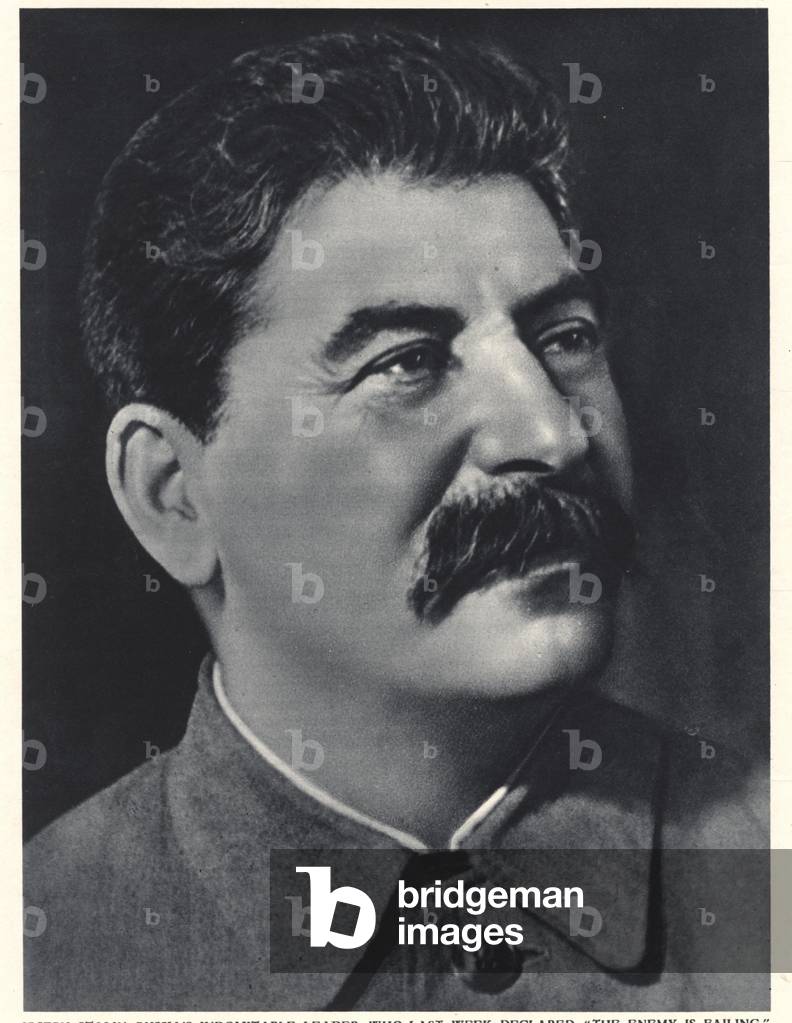 Joseph Stalin Book Plate, Russia, 1940s