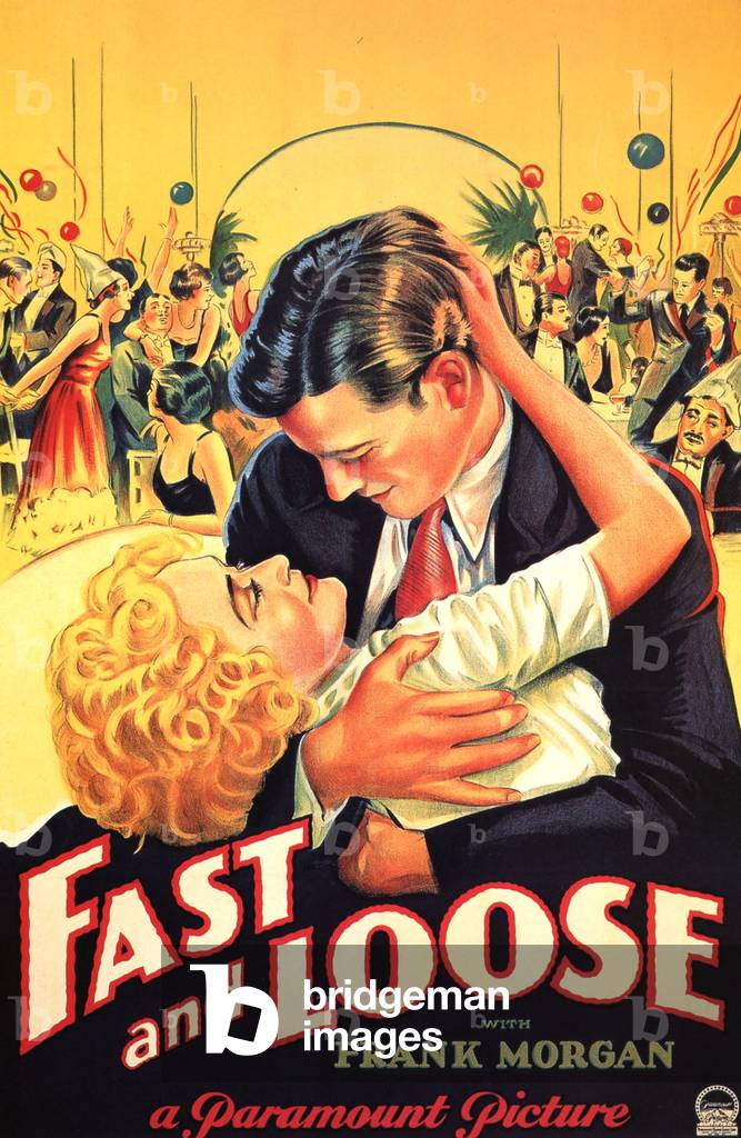 Fast and Loose, Film poster, USA, 1930s