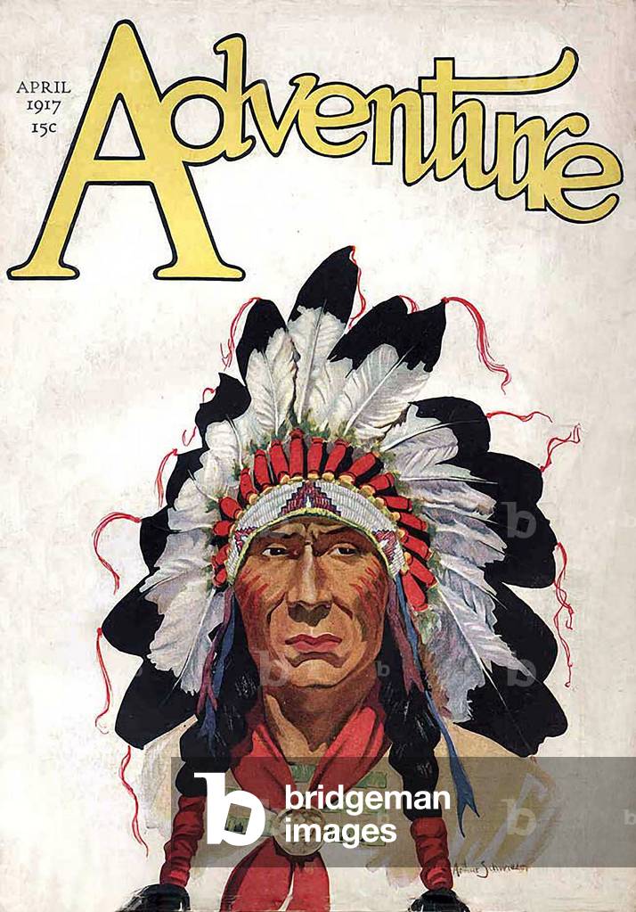 Adventure Magazine Cover, USA, 1910s