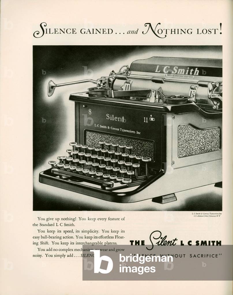 L C Smith, 1930s (print)