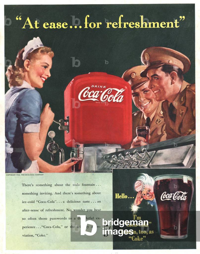 Coca-Cola Magazine, advert, USA, 1940s